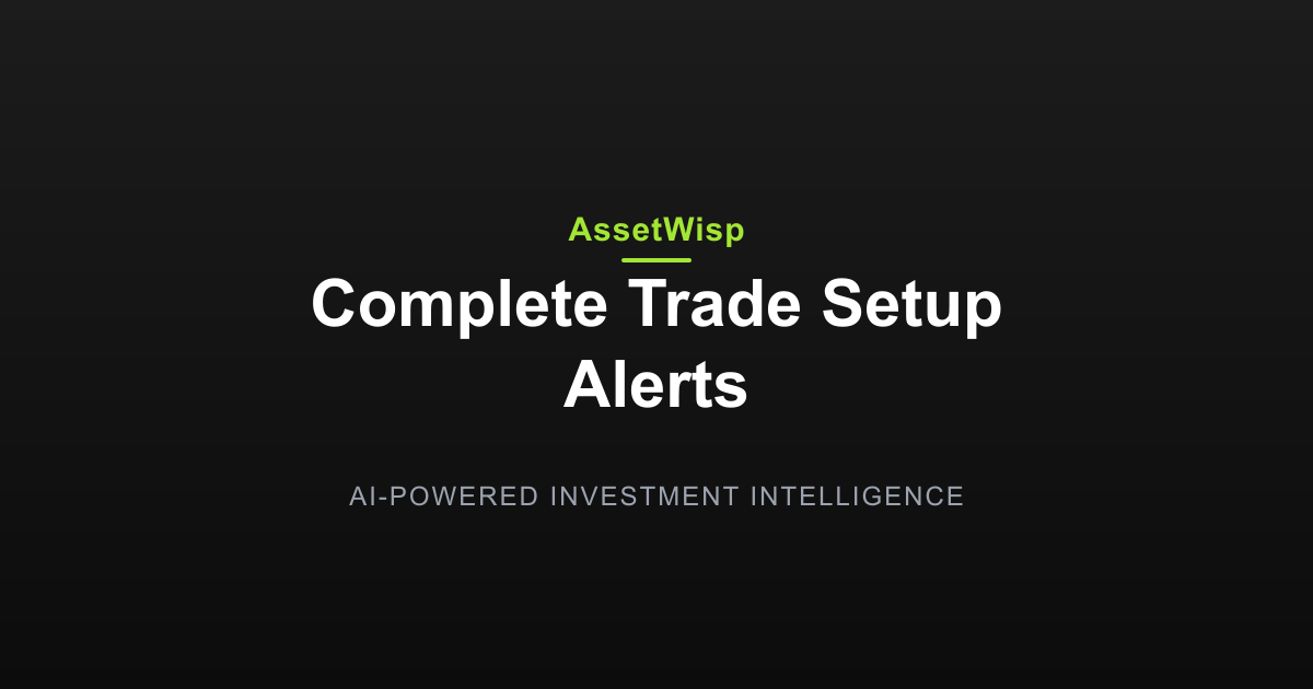 Complete Trade Setup Alerts: Entry, Target, Stop — AssetWisp Blog