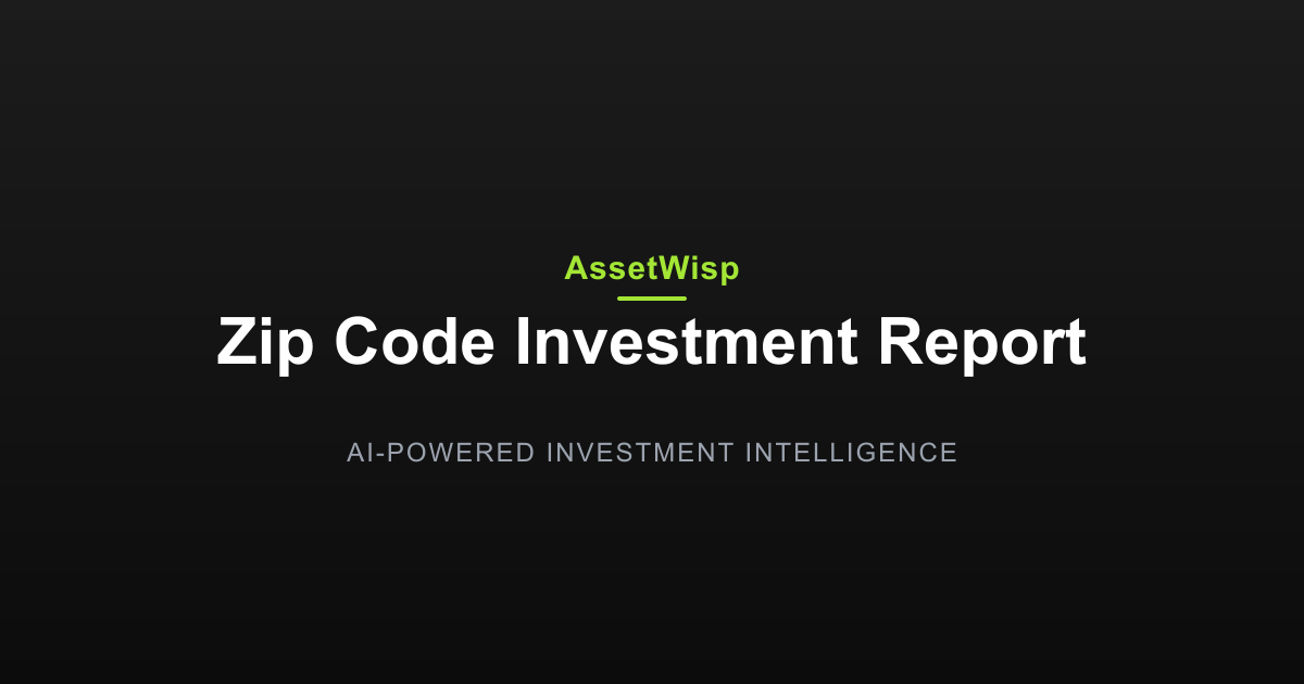 Complete Zip Code Investment Reports in Seconds — AssetWisp Blog
