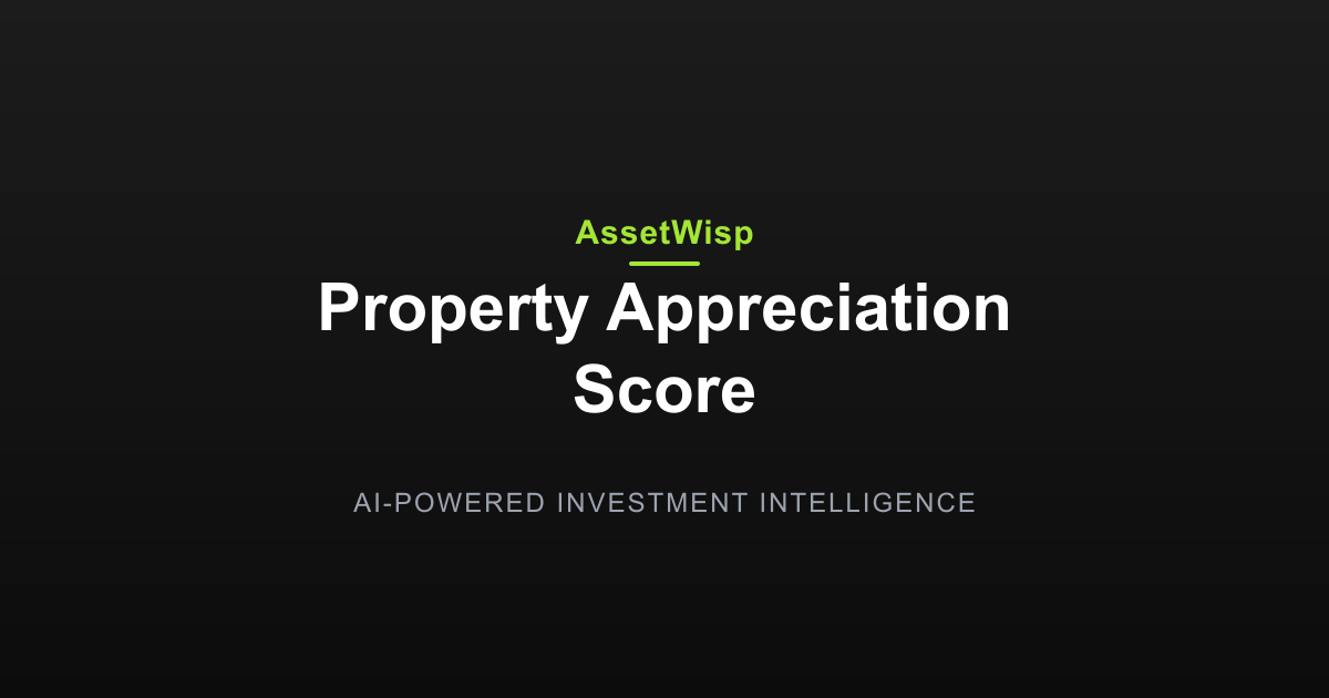 Appreciation Score: Predicting Property Value — AssetWisp Blog