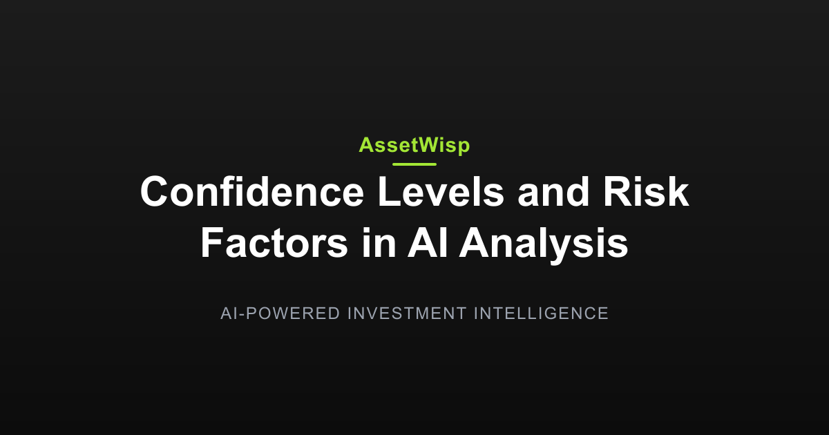 Confidence Levels and Risk Factors in AI Analysis