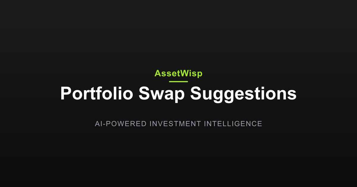 Swap Suggestions: The Logic Behind AssetWisp Swaps — AssetWisp Blog